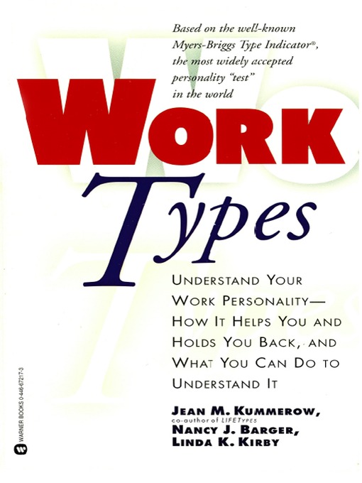 Title details for Work Types by Jean M. Kummerow - Wait list